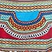 BEAUTYVAN New Women Summer Casual Sleeveless Traditional African Print Party Dress (XL, Hot Pink)