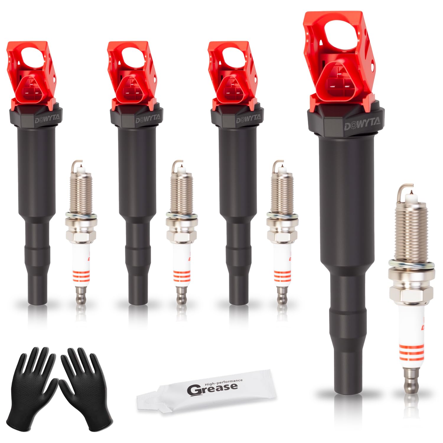 Photo 1 of DOWYTA Set of 4 Upgraded Ignition Coil Park and Spark Plugs Compatible with BMW 228i 320i 328i 428i 528i xDrive X1 X3 X4 X5 Z4 Mini Cooper Countryman 1.6L 2.0L Replaces UF598 C1692