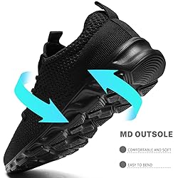 YOSFDC Men's Running Shoes Walking Slip On