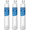 Waterdrop EDR3RXD1 Replacement for Everydrop® Filter 3, 4396841, 4396710, Kenmore® 46-9083, 46-9030, WD-F08 Refrigerator Water Filter, 3 Filters