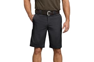 Dickies Men's 11 Inch Relaxed Fit Stretch Twill Work Short