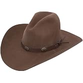 Stetson Boot Hill 3X Felt Stallion Collection Cowboy Hat Acorn Brown (7 3/4)