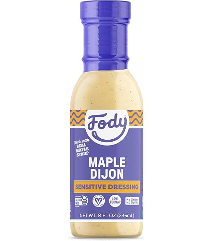 Amazon.com : Fody Foods Maple Dijon Salad Dressing, 8 Oz, Garlic and Onion  Free, Low FODMAP Certified, Gut & IBS Friendly, Vegan, Non-GMO, Gluten  Free, Keto Friendly : Grocery & Gourmet Food