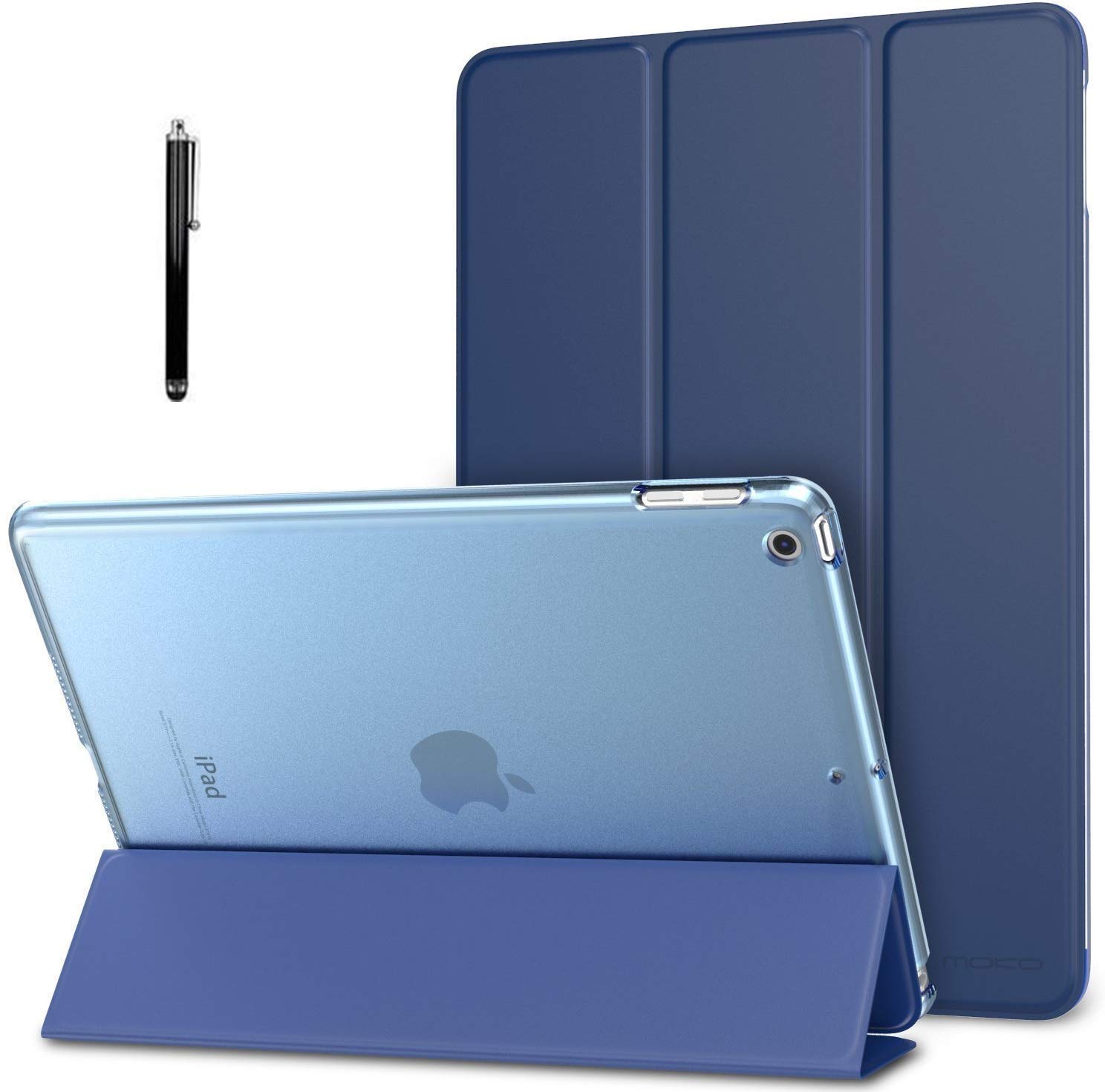 ProElite Smart Trifold Hard Back Flip Stand Case Cover for Apple iPad 9