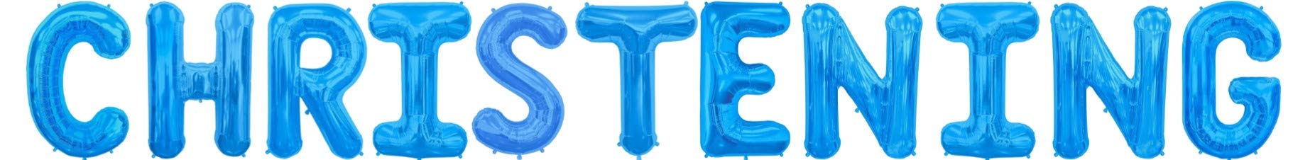 Toyland® 16" Christening Balloons - Air Fill Only - Blue