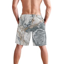 Aluy's boutique Men's Summer Cool Swim Trunks Quick