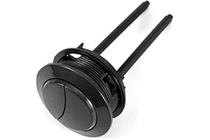 57mm/2.24in Toilet Push Button Replacement, Adjustable Dual Flush Toilet Button Pusher Round Universal Tank Push Repair Part 