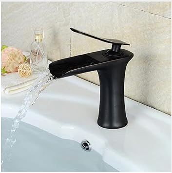Buy Antique Bronze Waterfall Bathroom Faucet Bathroom Basin Mixer