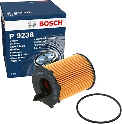 Bosch P9238 Car Oil Filter Separates Soot and Metal Particles OE Quality