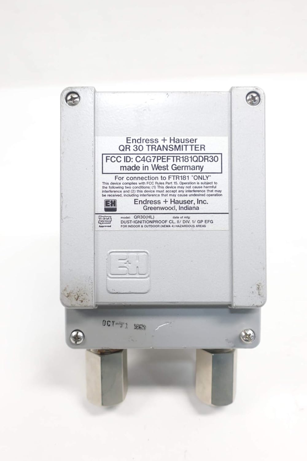 Endress Hauser Qr 30 Transmitter D659027 Amazon Com Industrial