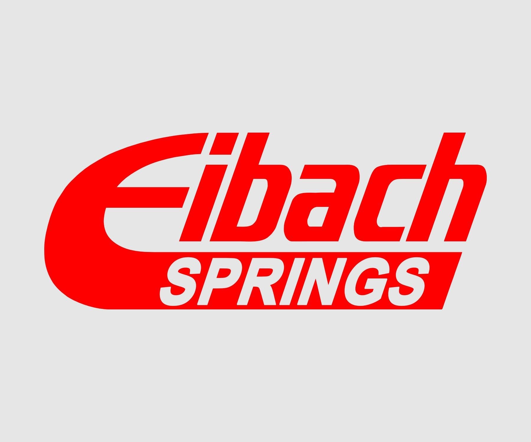 Eibach Springs (8"w X 3"h) Teq Racing Development Trd Vinyl Decal Sticker (Multicolor) W/ Vinyl | Perfect lines | Satisfaction Gauranteed | (Red)