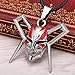 CG Costume Bleach Necklace Ichigo Kurosaki 3D Hollow Mask Alloy