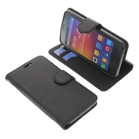 foto-kontor Tasche für Phicomm Energy M+ Book Style schwarz Schutz Hülle Buch