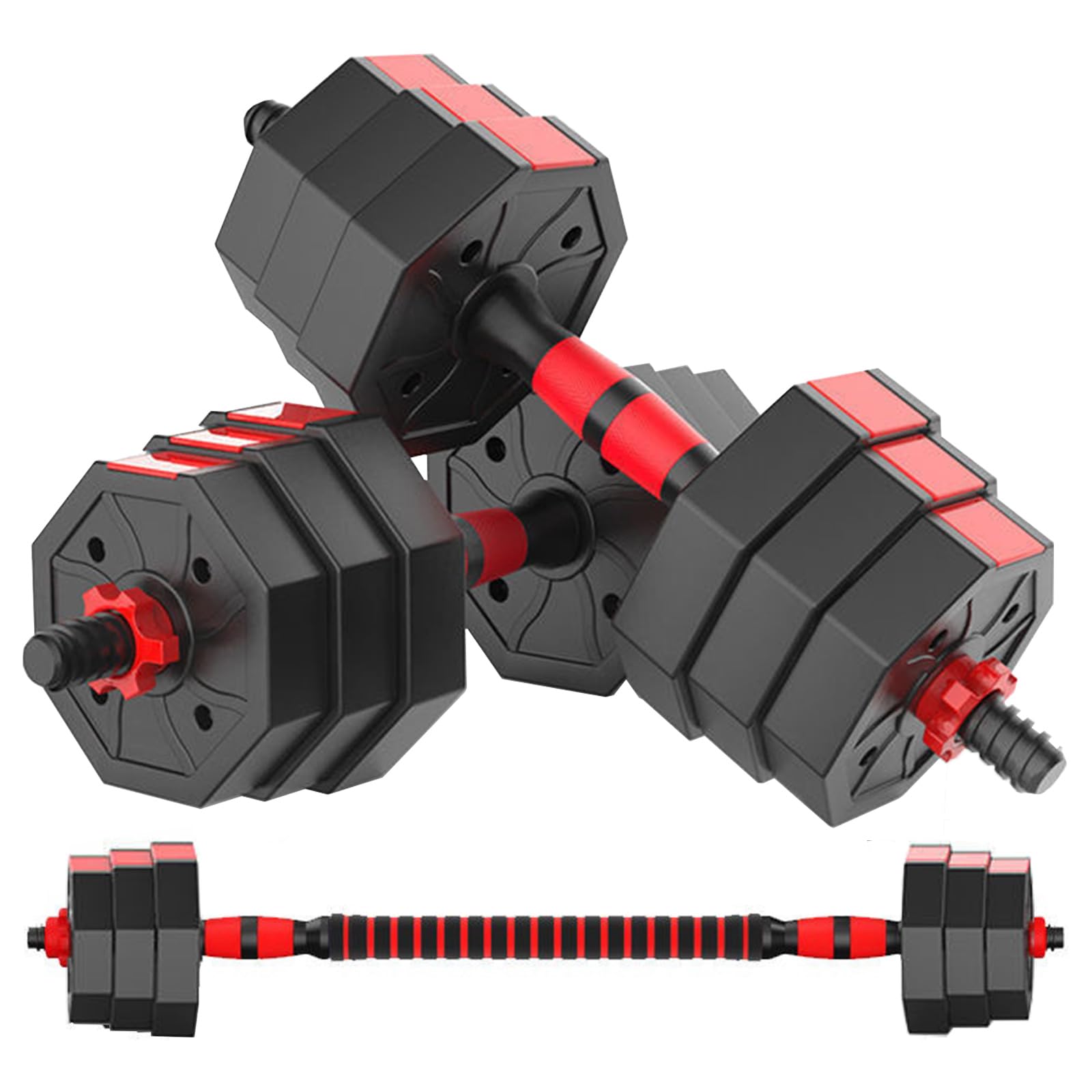 Photo 1 of ****Partial set****
Adjustable Dumbbell Set, lbs Free Weight Set with Connector for Barbell, Dumbbells, Push-Up Options, Fitness Exercises for Home Gym Suitable Men/Women (SQ-44POUNDS)