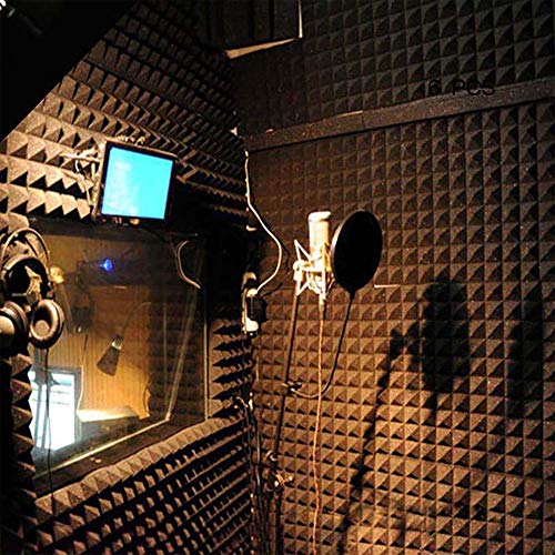 6 Stück 12 x Rillen Akustik Schalldämmung Akustikschaumplatten Schallschutz Platten Schalldichte Polsterung Keilfliesen… – Bild 6