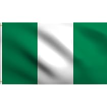 Amazon.com : DMSE Nigeria Nigerian National Flag 2X3 Ft Foot 100 ...