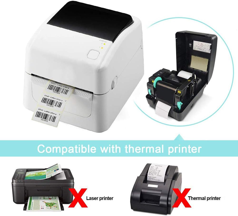 sticky printer labels