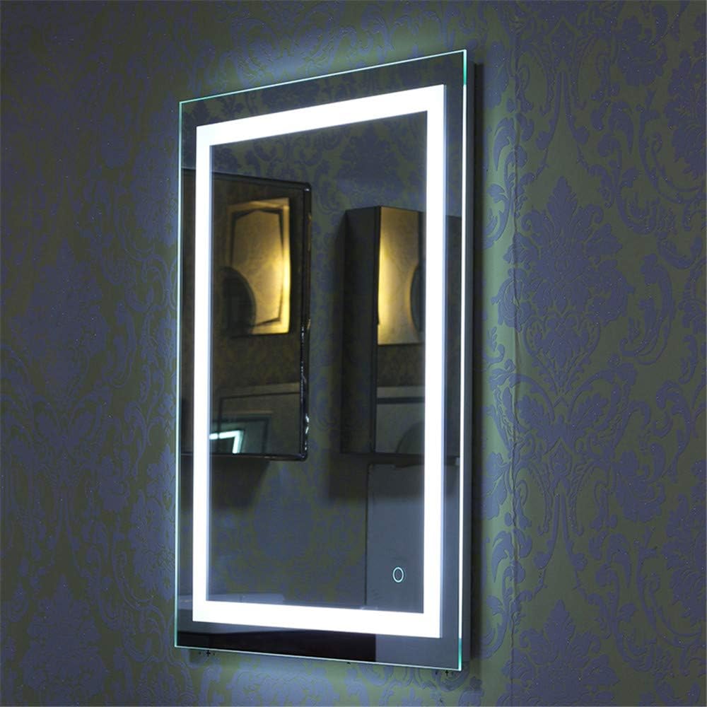 Turefans Lighting LED Bathroom Mirror + Eco-friendly ，Energy Saving+ Mirror Touch Switch,600X800mm