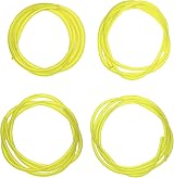 QWORK 4 Pieces Universal Fuel Line 1m 2x3.5mm 2.5x5mm 3x5mm 3x6mm Gasoline Hose view 2