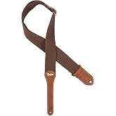 Taylor Strap Chocolate Brown Cotton 2"