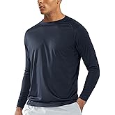 SWEET POISON Men's UPF 50+ Sun Shirts Long Sleeve UV Protection Lightweight Dry Fit T-Shirt for Athletic Outdoor Tee