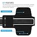 Maxboost Armband [Original+] Compatible with Large Phone & iPhone Xs Max, iPhone XR / 8 7 Plus, Galaxy S9+ S8+, Note 9 (Fits Otterbox & Lifeproof case) [Water Resistant] Universal Pouch Key Holder