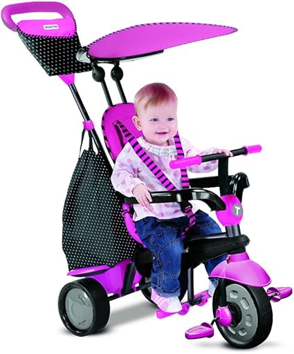 triciclo smart trike rosa