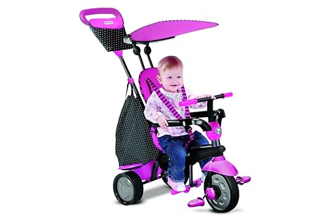smarTrike Glow pink - Glow Touch Steering 4-in-1 Dreirad