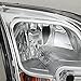 Ford Fusion Clear Chrome Driver Left Side Front Headlight Head Lamp Front Light Replacement