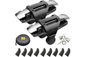MIKIRINI 13 in 1 Cell Phone Game Controller for PUBG/Fortnite/Call of Duty Mobile, Mobile Phone L1R1 Triggers for iPhone and Android Phone w/ 9 pcs Mobile Game Finger Sleeve Gloves