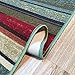 Rubber Back Multicolor Stripes Non-Slip (Non-Skid) Door Mat Rug 18