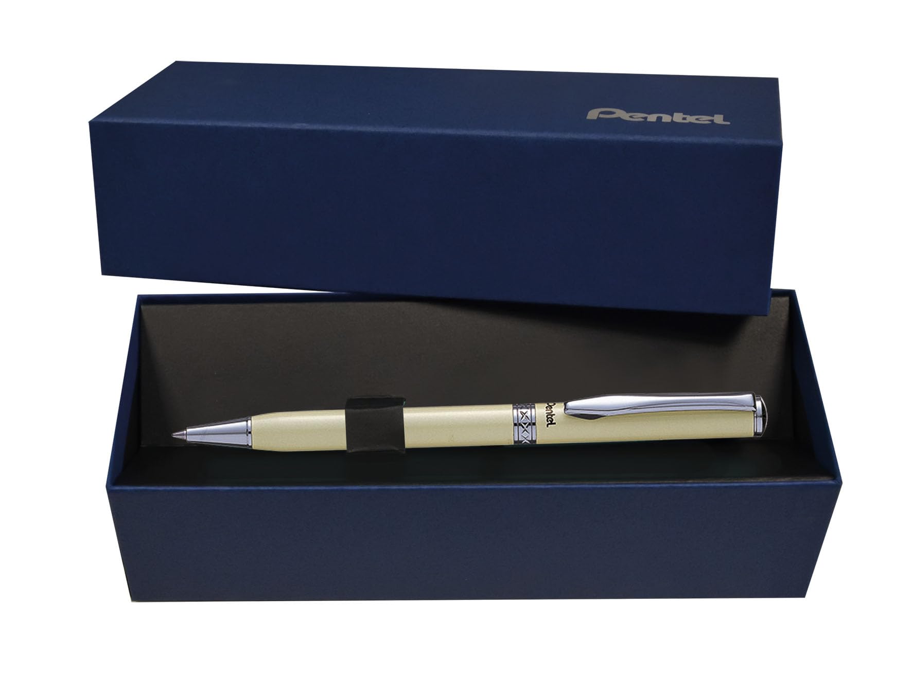 Pentel STER EXCEL BALLPEN IVORY BOXED