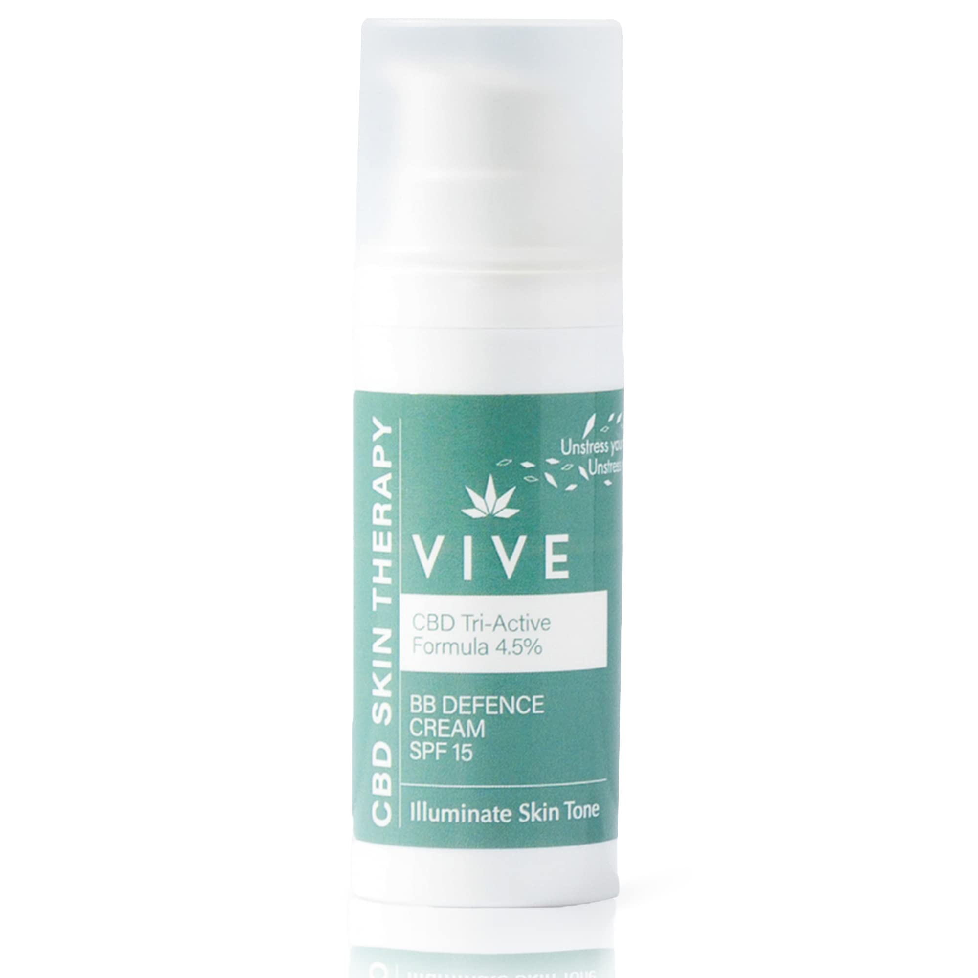 VIVE Menopause Perimenopause SkinCare - Defence BB Cream - 50ml Airless Pump - Blemish Treatment Face - Skin Illuminator - Healthy Skin - For Mature Skin - Face Dry Skin