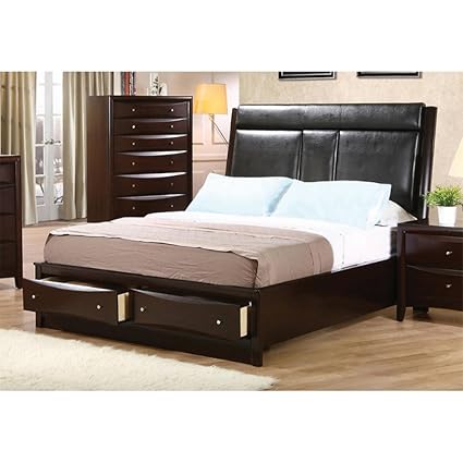 Amazon Com Coaster Furniture Phoenix Bookcase Storage Bed
