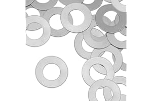 ImpressArt - Premium Metal Stamping Washer Blanks for Metal Stamping and Jewelry Making (24 Pack) (1" Washer, Aluminum)