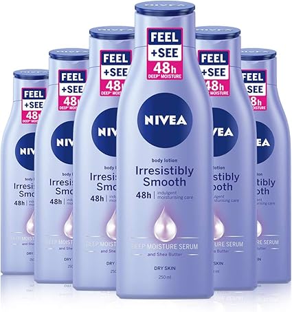 nivea irresistibly smooth body lotion 250ml