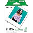 Fujifilm Instax Square Twin Pack Film - 20 Exposures, White
