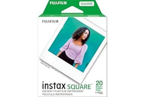 Fujifilm Instax Square Twin Pack Film - 20 Exposures, White
