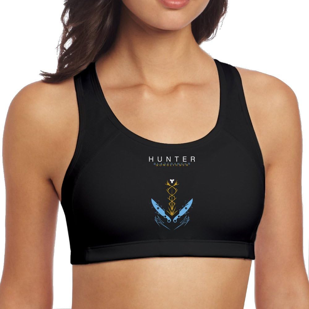Women's Destiny Pictures Hunter Wallpaper Racerback Yoga Sports Bra