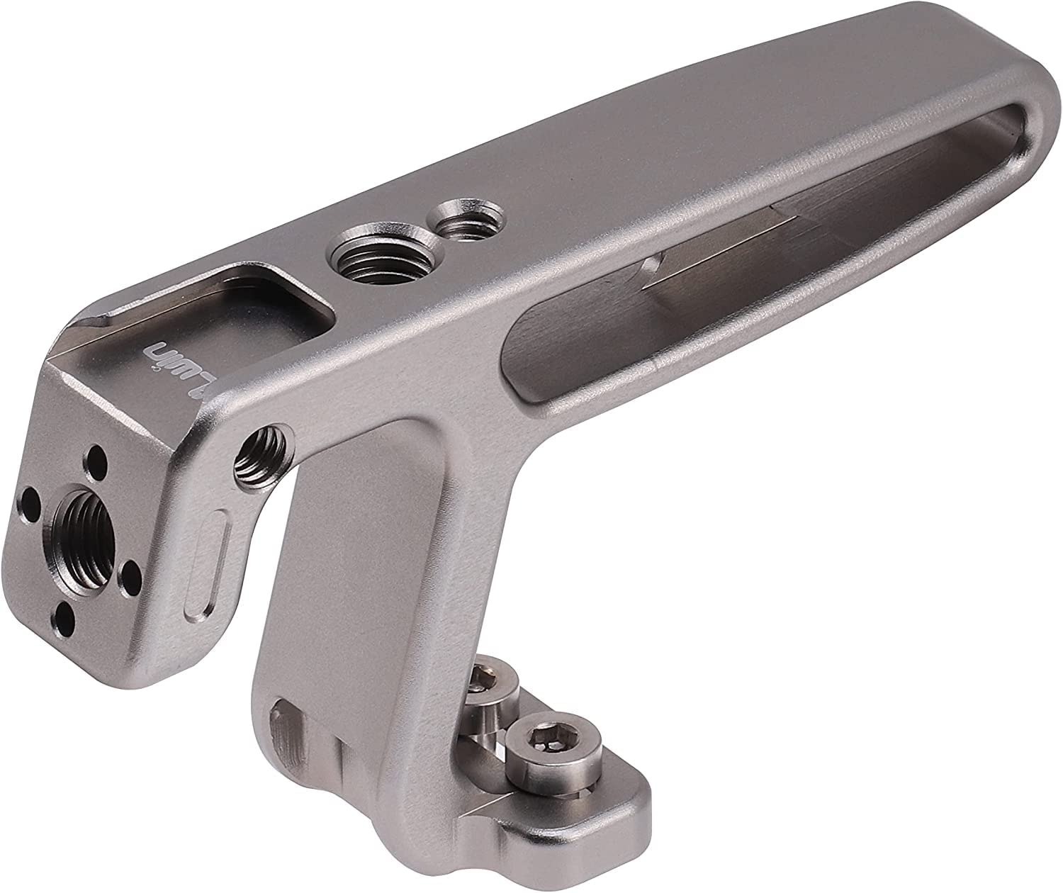 Hersmay Mini Top Handle with 1/4'' Screw Mount for DSLR Camera Cage,Cold Shoe Mount and 1/4inch-20 3/8inch-16 Screws for LED Lights Microphones