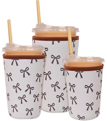 Cavllson Reusable Insulated Neoprene Iced Coffee Beverage