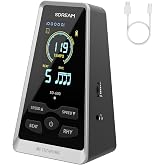 SDREAM Digital Metronome for Piano,Guitar,Violin,Rechargeable LCD Electronic Metronome with Human Voice,Professional Metronome for Beginners &amp; Musicians,Instrument Volume &amp; Beat Speed Adjustable