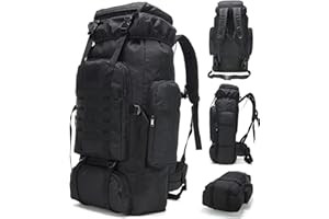 KING'SGUARD 70L Camping Hiking Military Tactical Backpack Outdoor Water-Repellent Adjustable Sport Bags