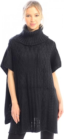 black wrap around sweater