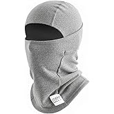 Zylioo XXL Balaclava Ski Mask,Thin Fleece Warm Winter Face Cover,Large Size Full Head Mask for Big Heads Cold Weather