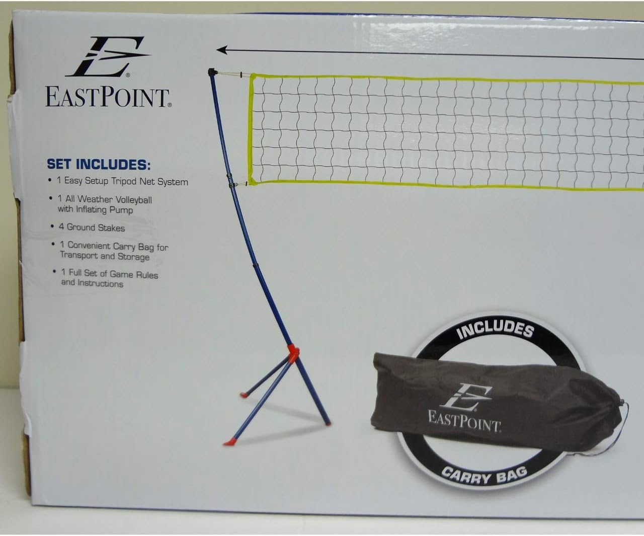 Portable Tripod Volleyball Net Set Easy Setup Game Outdoor Sports Camping Beach WLM8 : Sports & Outdoors