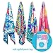 Microfiber Beach Towel for Travel - Quick Dry, Sand Free, Travel Beach Towel in Designer Paisley, Tropical & Boho Beach Towel Prints for Beach, Travel, Cruise, Outdoor, Gifts for Women L, XL