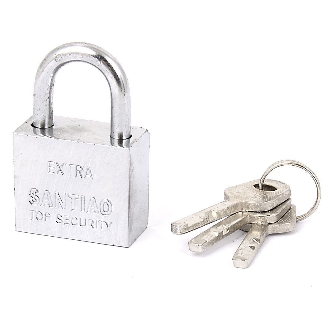 Sourcingmap Home Cabin Room Door Closet Security Locking Padlock w 3 Keys