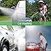GDEALER Garden Hose Nozzle 9 Pattern Hand Spray Nozzle Heavy Duty Hand Free Clip High Pressure Water Hose Nozzle for Watering Plants, Car Wash and Showering Pets with 2 Extra Rubber Gaskets