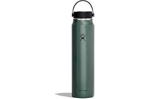 Hydro Flask 40 Oz Lightweight Wide Mouth Water Bottle with Leakproof Flex Cap, Serperntine